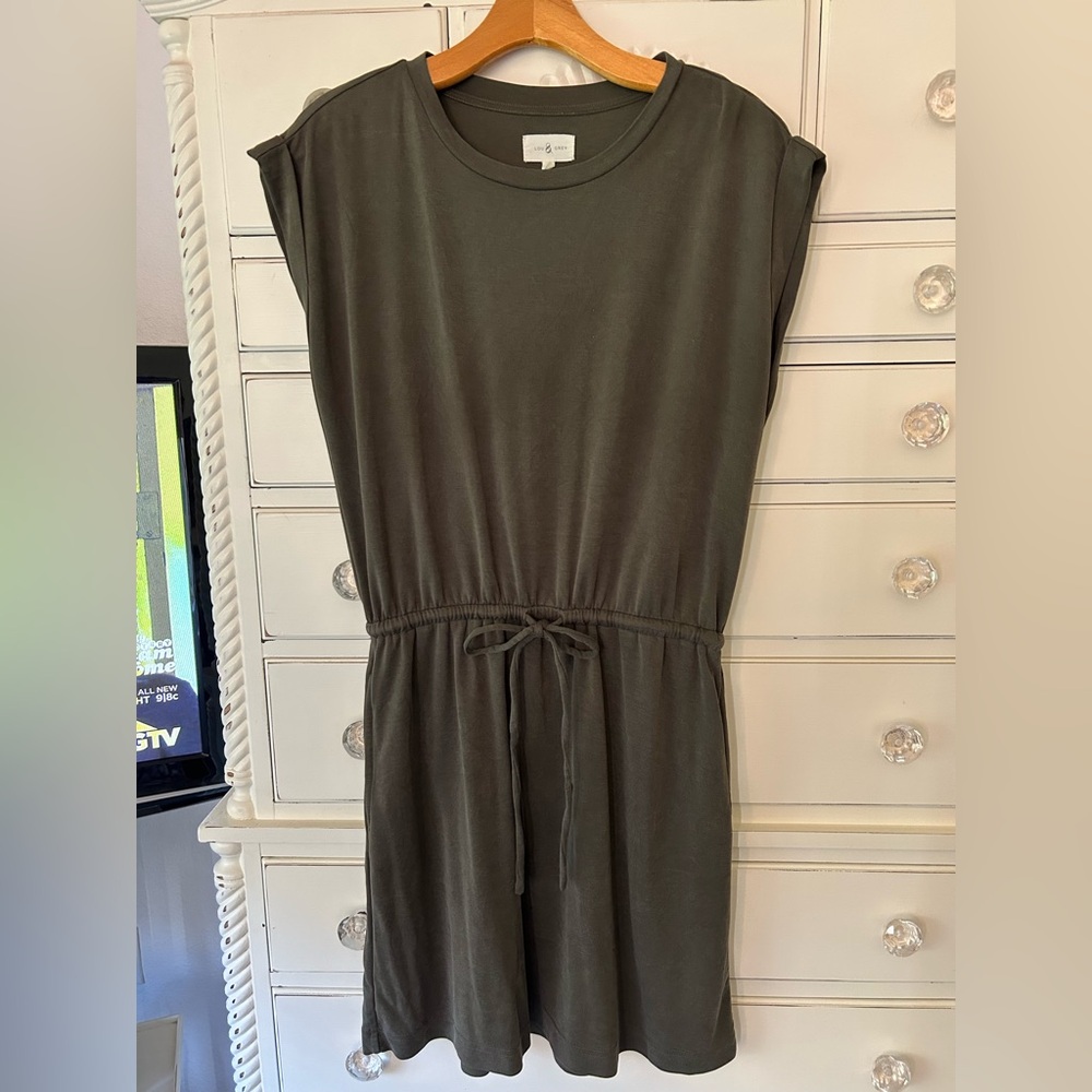 Lou & Grey Olive Knit Dress